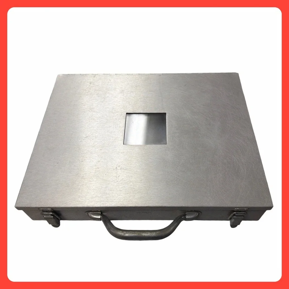 Pina Zangaro Aluminum Portfolio Presentation Case w/ Window Silver Industrial